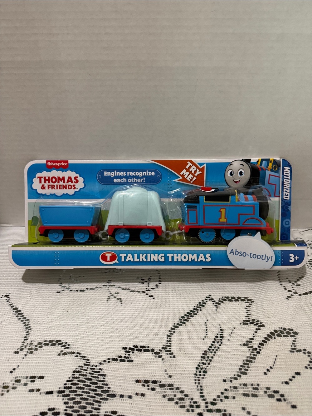 Thomas & Friends Motorized Talking Thomas Train Toy Fisher-Price All Engines Go